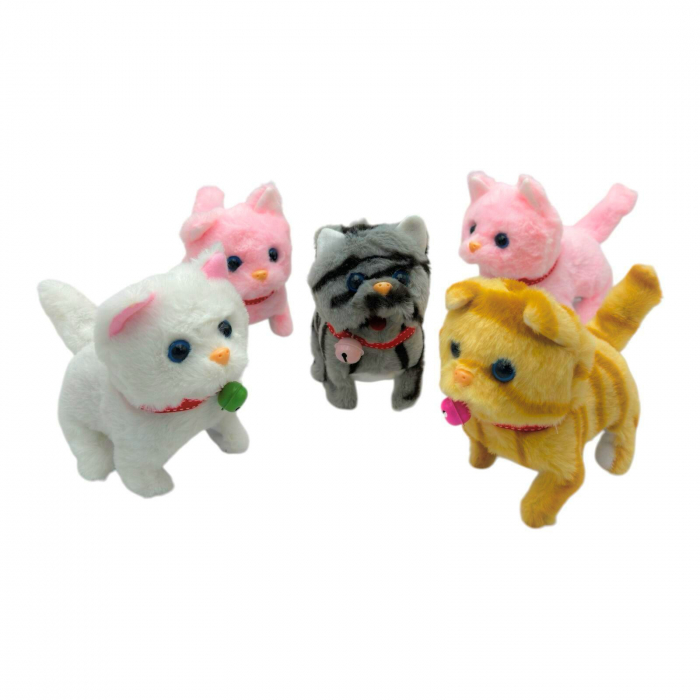 Catel Interactiv din Plus – Merge si Latra, Jucarie Vesela 15cm, Calitate Superioara,  [2]