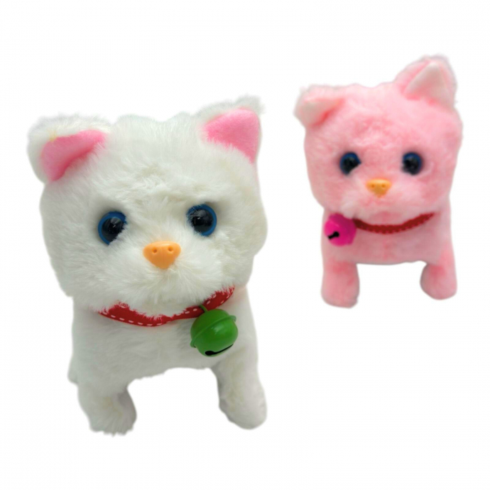 Catel Interactiv din Plus – Merge si Latra, Jucarie Vesela 15cm, Calitate Superioara,  [4]