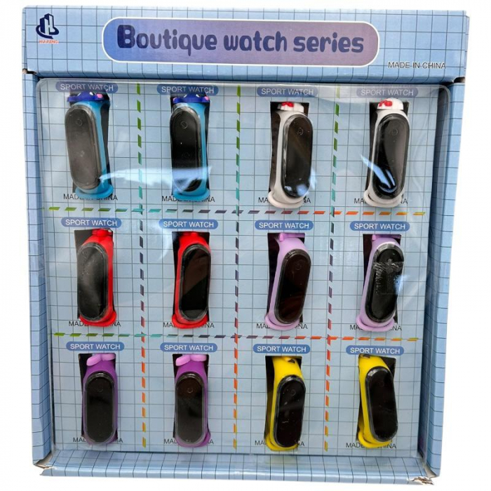 Ceas Sport Copii Tip Smartwatch cu Bratara Silicon Colorata – Ceas Digital pentru Baieti sau Fete, Ideal pentru Cadouri, Scoala sau Timp Liber –  [3]