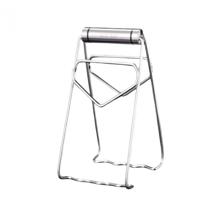 Clema pentru Boluri, , Anti-Alunecare, din Otel Inoxidabil, Extindere, pentru Oale, Tigai, de Uz Casnic, Rezistent la Temperaturi Inalte, 19.5x9.8x8 cm, Gri [1]