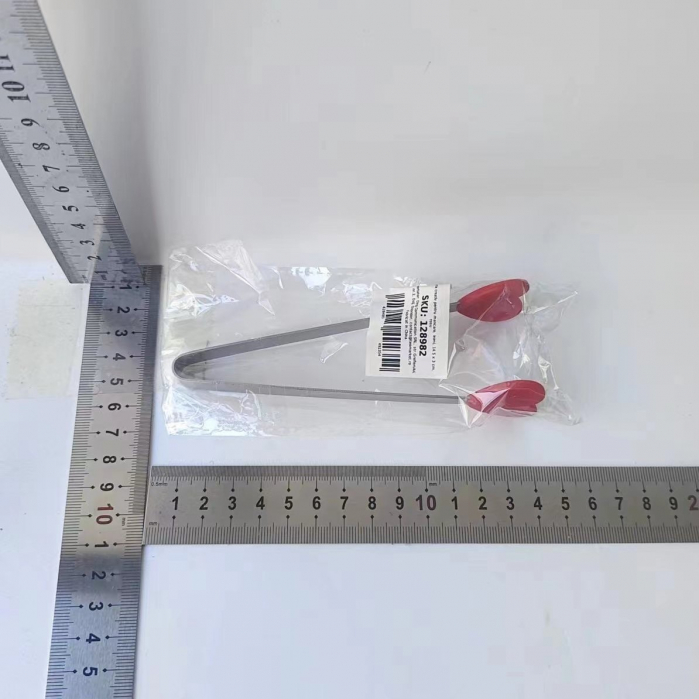 Cleste Creativ pentru Mancare, , Model Inimioare din Silicon, 14.5x3 cm, Rezistent la Temperaturi Inalte si Coroziune, Rosu [2]