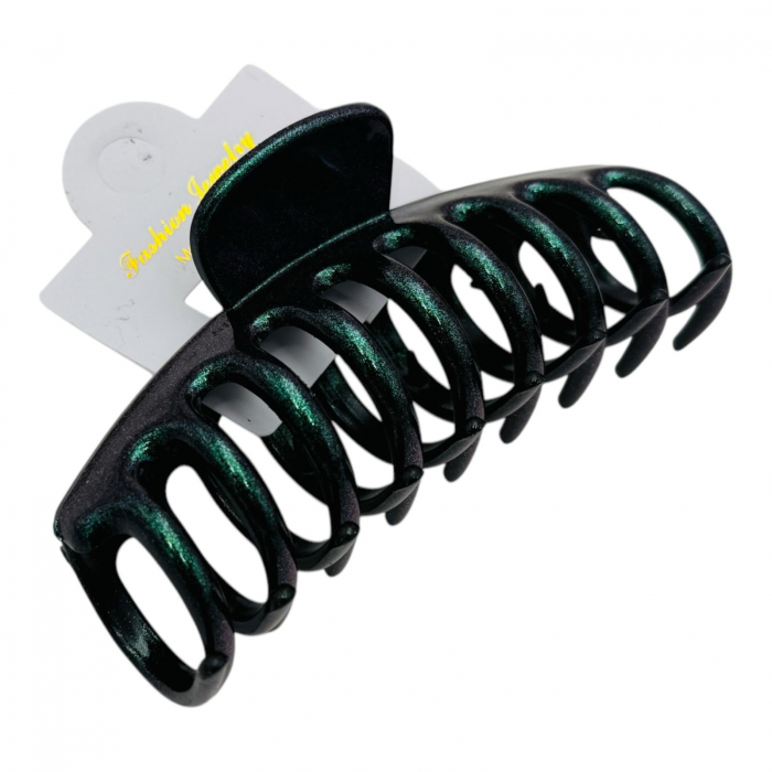 Clește de Păr Mare 11cm, Silicon Lucios, Nuante Cameleonice, Cu Etichetă pentru Expunere |  [3]