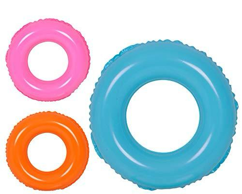 Colac de Inot pentru Copii si Adulti 60CM – Inel Gonflabil Rotund Multicolor, Ideal pentru Piscina sau Mare,  [2]
