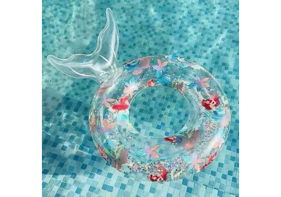 Colac de Salvare Plaja 70 cm - Design Elegant cu Fluture pentru Vara Plina de Culoare,  [1]