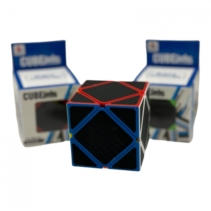 Cub Rubik fete inegale, color line, black line, 5.5×5.5×5.5cm, +3ani,   [5]