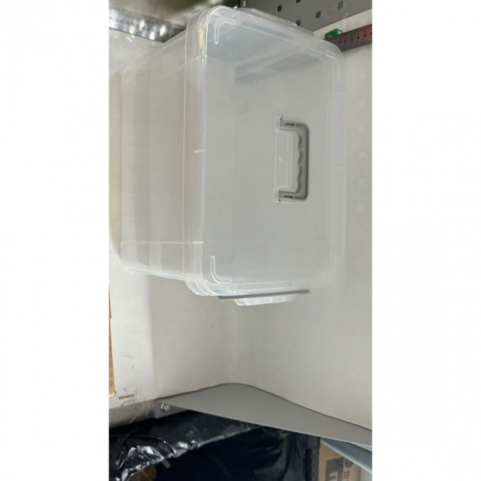 Cutie De Depozitare, , Tip Valiza, pentru Alimente, Jucarii, Accesorii, Transparenta, Marime M, 31.5x23x19 cm [2]