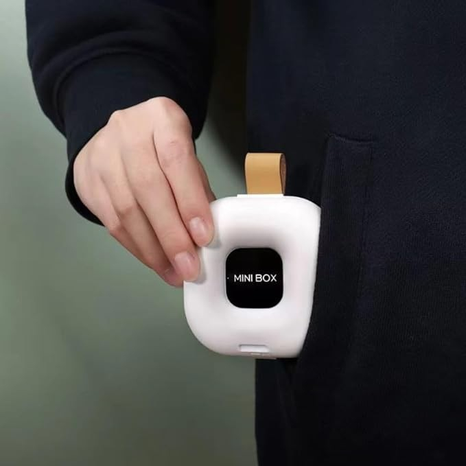 Cutie Depozitare Medicamente, , 4 Compartimente, Inchidere Etans, Portabila, Patrat, Alb/Negru, PP, 7.6x2.9x7.8 cm [4]