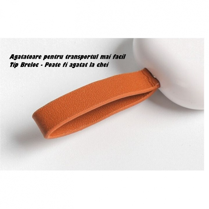 Cutie Depozitare Medicamente, , Portabila, 3 Compartimente, Tip Breloc, Plastic, Glisanta, Gri, 10.7x3.6x1.6 cm [5]