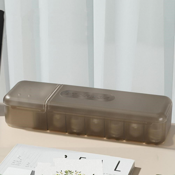 Cutie Organizatoare pentru Cabluri, , din Plastic, 28 x 9 x 6 cm, Gri [6]