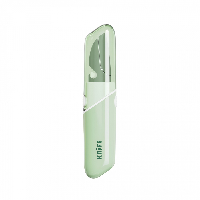 Cutit de Fructe Multifunctional, , Razatoare, Curatator Fructe-Legume, Deschizator de Sticle, 18.1x3.8x2cm, Verde [1]