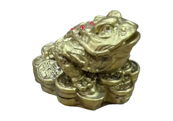 Decoratiune Feng Shui din rasina, Broasca Norocoasa,8×7×6cm,  [1]