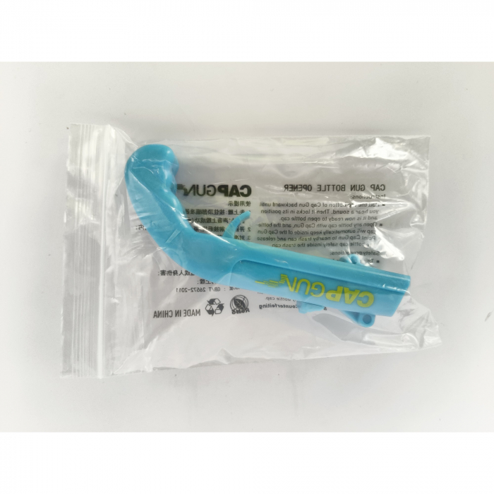 Deschizator de sticle, , Model Pistol, Plastic, ABS, pentru Dopuri Metalice, 13 x 6 x 3.7 cm, Albastru [3]