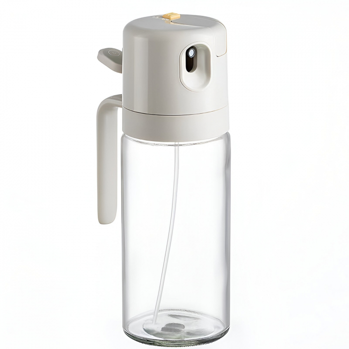 Dispenser pentru Ulei, , prin Curgere si Pulverizare, Deschidere si Inchidere Automata a Rezervorul, 550mL, 11.4x7.8x22.8cm, Gri [1]
