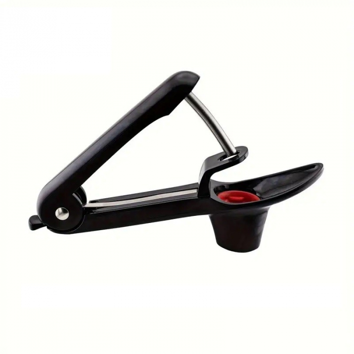 Dispozitiv de Scos Samburi, , Manual, cu 1 Gaura, pentru Cirese/Masline, 20.5 x 3.8 x 13 cm, din ABS+Otel Inoxidabil, cu Maner, Negru [1]