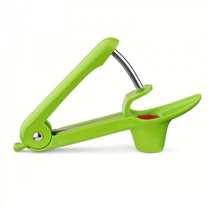 Dispozitiv de Scos Samburi, , Manual, cu 1 Gaura, pentru Cirese/Masline, 20.5 x 3.8 x 13 cm, din ABS+Otel Inoxidabil, cu Maner, Verde [8]
