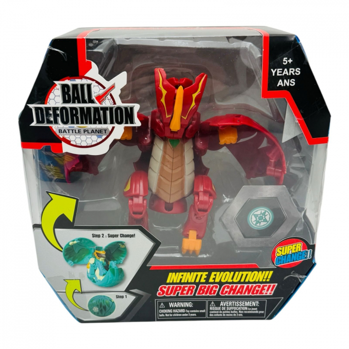 Dragon de Jucarie Rosu, 19×7×12×10 cm – Jucarie Colorata si Aventuroasa pentru Copii,  [2]