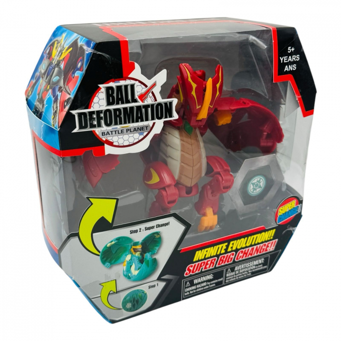 Dragon de Jucarie Rosu, 19×7×12×10 cm – Jucarie Colorata si Aventuroasa pentru Copii,  [3]