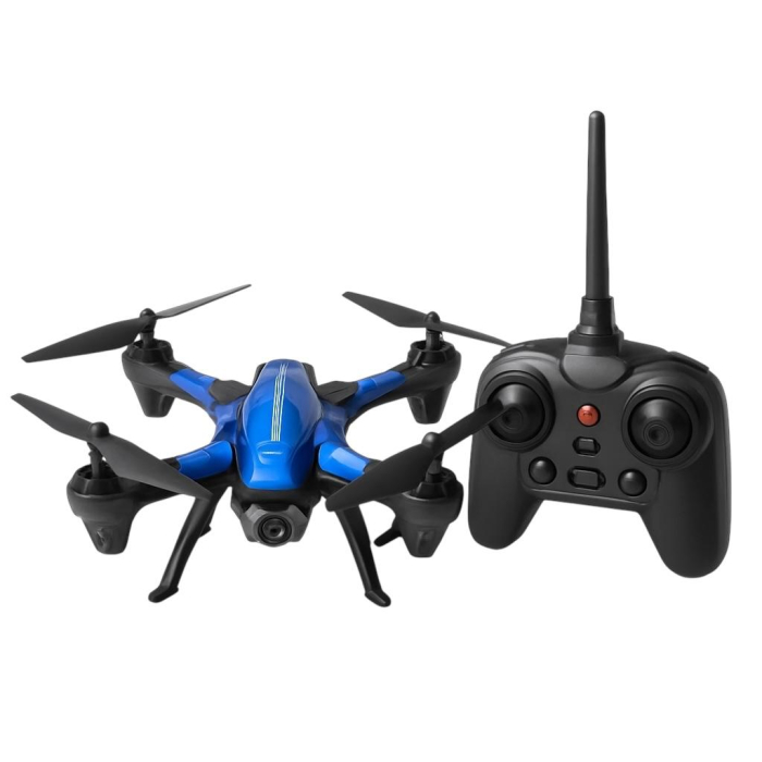 Drona R/C Quadcopter Altitude System – Jucarie Copii 14+ Telecomanda Lumini Rosu Albastru [1]