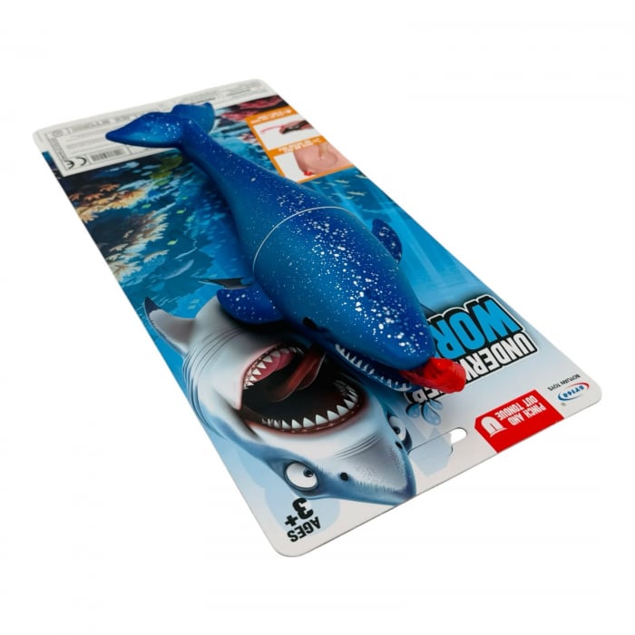 Figurina Delfin cu Efecte Interactive - 23 cm  [3]