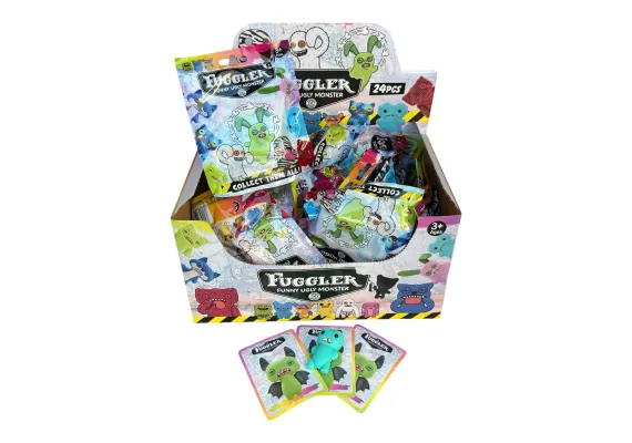 Figurina Fuggler Funny Ugly Monster în plic blind bag – include card – culori & modele variate [1]