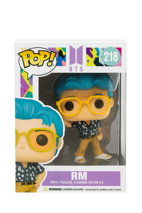 Figurina Style 218, Personaj cu Par Albastru si Ochelari Galbeni, Vinil, Colectie si Decor [2]