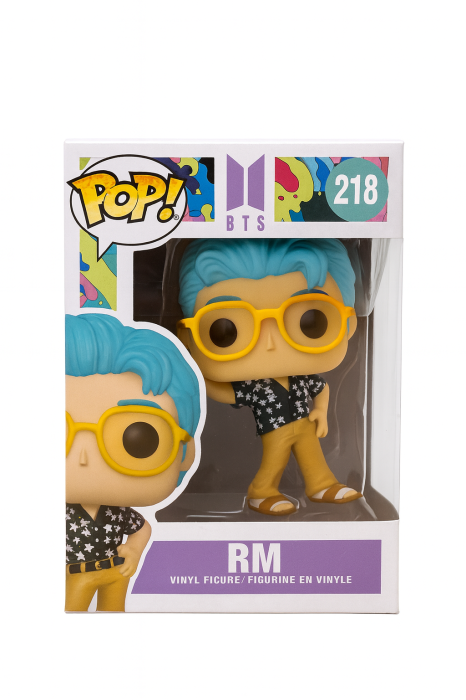 Figurina Style 218, Personaj cu Par Albastru si Ochelari Galbeni, Vinil, Colectie si Decor [1]