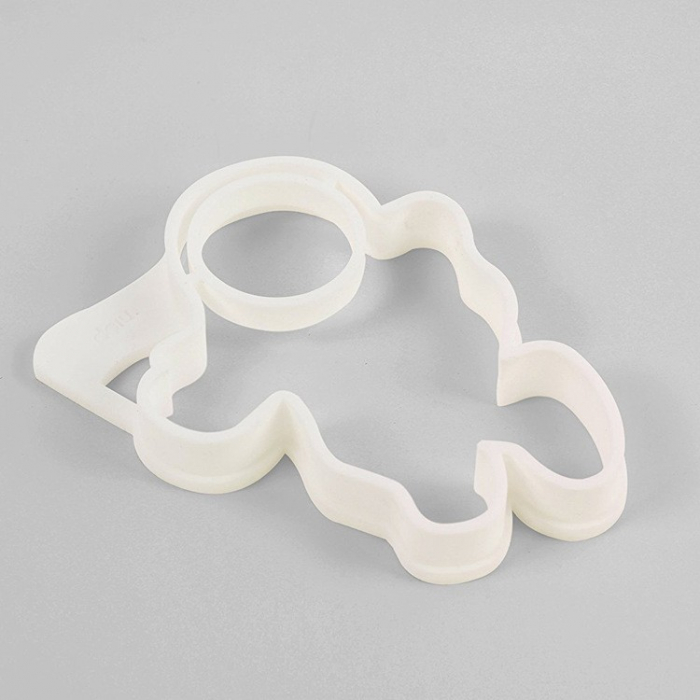 Forma pentru Alimente, , pentru Omlete/Prajituri/Clatite, din Silicon, Model Astronaut,15 x 11.5 x 2 cm, Alb [6]