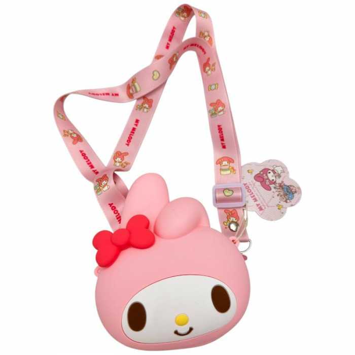 Geanta Mini Copii Tip Crossbody 20x11cm cu Curea Reglabila – Model Animal Dragut din Silicon Moale, Accesoriu Kawaii,  [6]