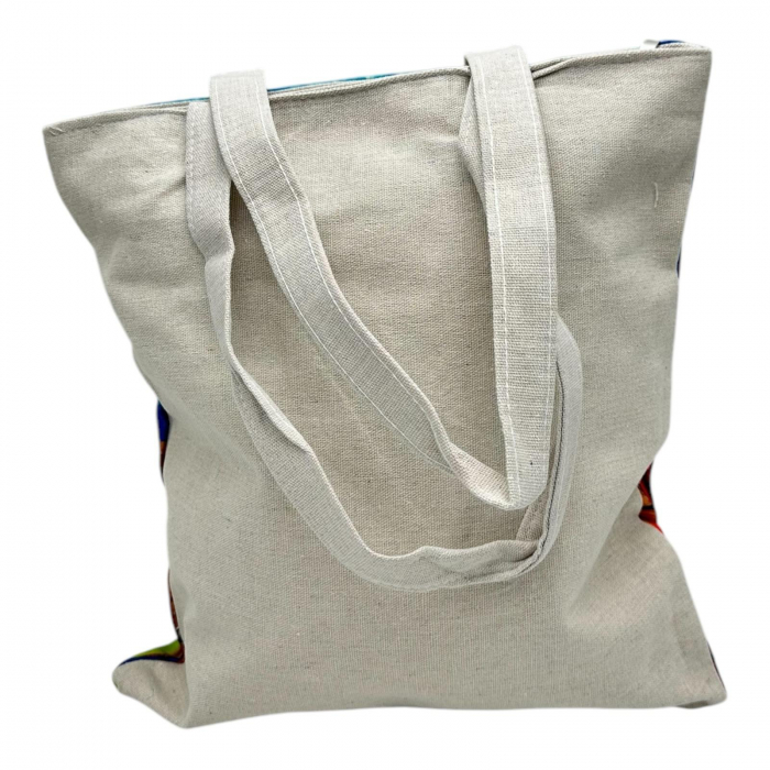 Geanta pentru plaja cu design marin – Eleganta si practica, din poliester 100%, Calitate Superioara,  [3]
