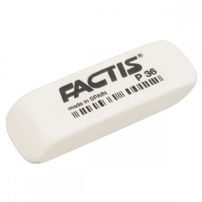 Guma de sters Factis P36 din cauciuc sintetic – curatare delicata, ideala pentru scoala si birou,  [2]