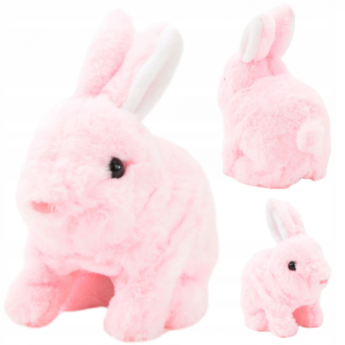 Iepuras din Plus Multicolor – Jucarie Moale si Adorabila pentru Copii,  [3]