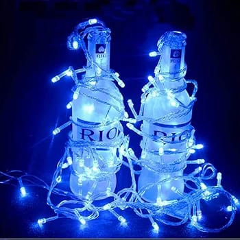 Instalatie tip sir cu 320 LED-uri, 25 metri, albastru, cu LED colorat, V5, [1]