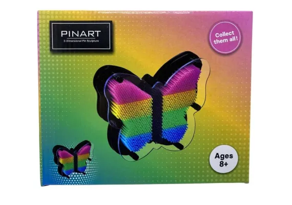 Joc pinart forma de fluturas, multicolor, 19.5×16.5×6cm, +3ani,   [1]