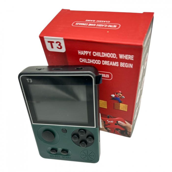 Joc Tetris Consolă, 500 de Jocuri, Patru Culori (Roșu, Verde, Albastru, Alb) – Distracție nelimitată într-un singur dispozitiv,  [3]