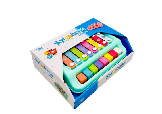 Jucarie 2in 1  Xilofon SI Pian  pentru bebeluși și copii mici, multicolor, 24.5×17×7cm, +18luni,  [1]