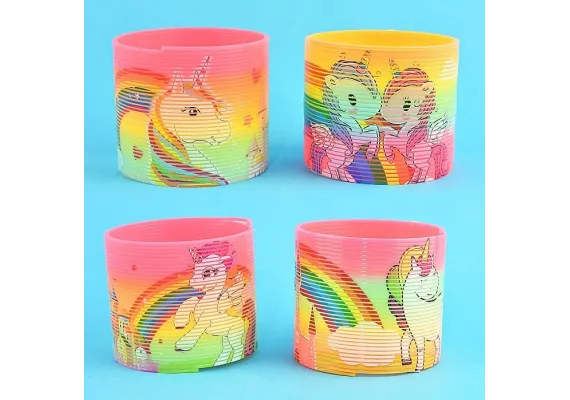 Jucarie antistres Arc multicolor, model cu unicorni,  [1]