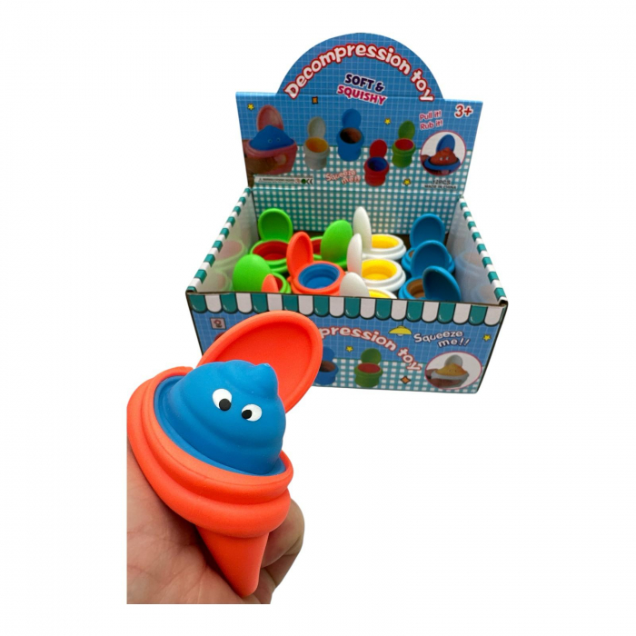 Jucarie Colorata Antistres – Squishy Moale, Vesel si Relaxant, pentru Copii si Adulti,  [2]