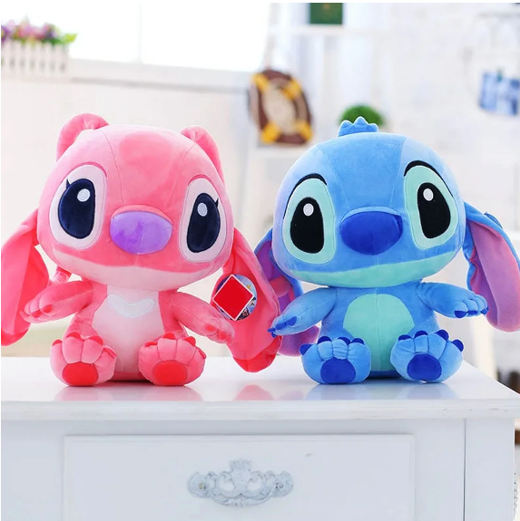 Jucarie din plus animalut adorabil aprox 30cm, roz/albastru,  [2]