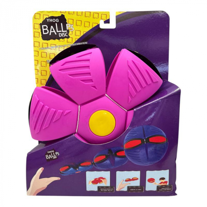 Jucarie interactiva pentru copii, minge zburatoare cu lumini – multicolor, Calitate Superioara,  [8]