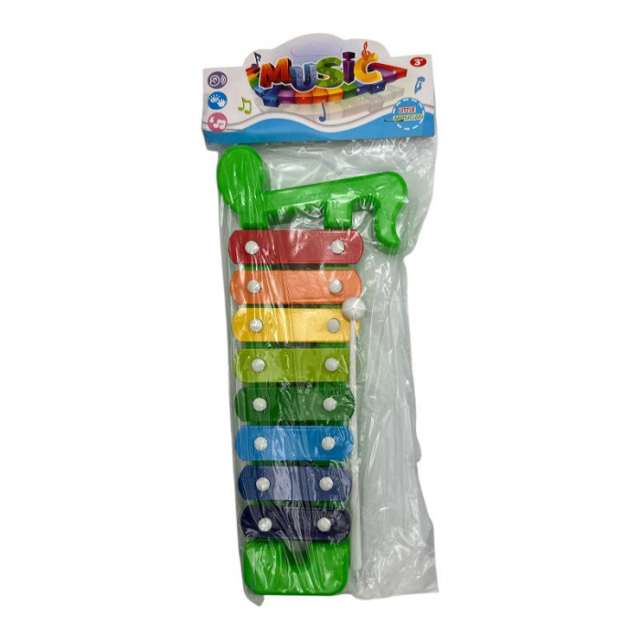 Jucarie muzicala din metal – instrument pentru copii, sunete reale si educative,  [3]