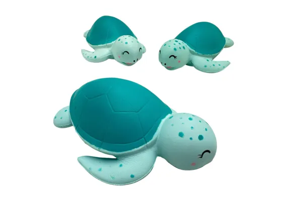 Jucarie Squishy Antistres – Broscuta Testoasa Vesela, Moale si Colorata, pentru Relaxare si Joaca Creativa,  [1]