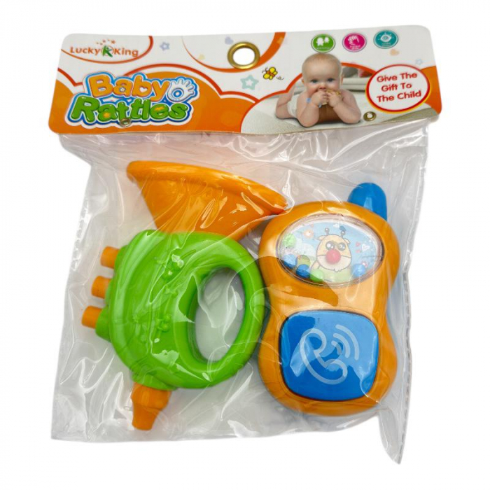 Jucarie zornaitoare pentru bebelusi in forma de trompeta si telefon – jucarie interactiva si educativa pentru cei mici,  [4]