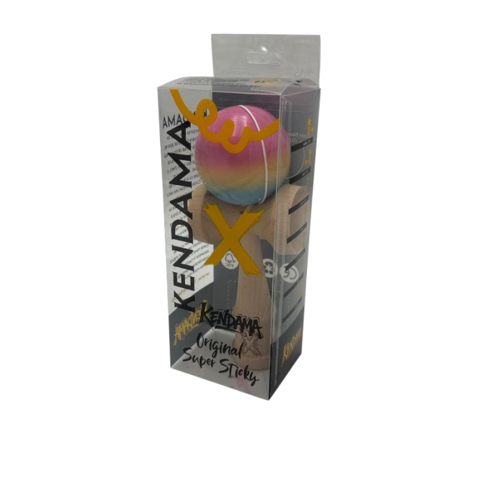 Kendama Original Super Sticky din lemn, ambalaj transparent, 18 cm [3]
