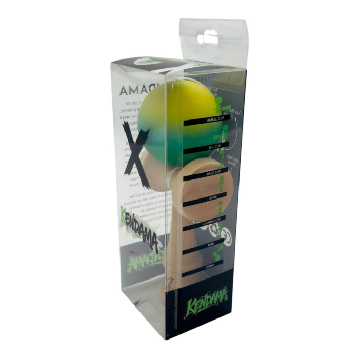 Kendama X din lemn natural, bila soft touch, ambalaj individual [2]