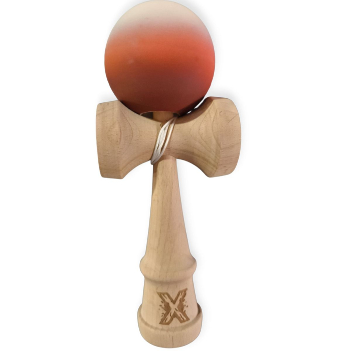 Kendama X din lemn natural, bila soft touch, ambalaj individual [2]