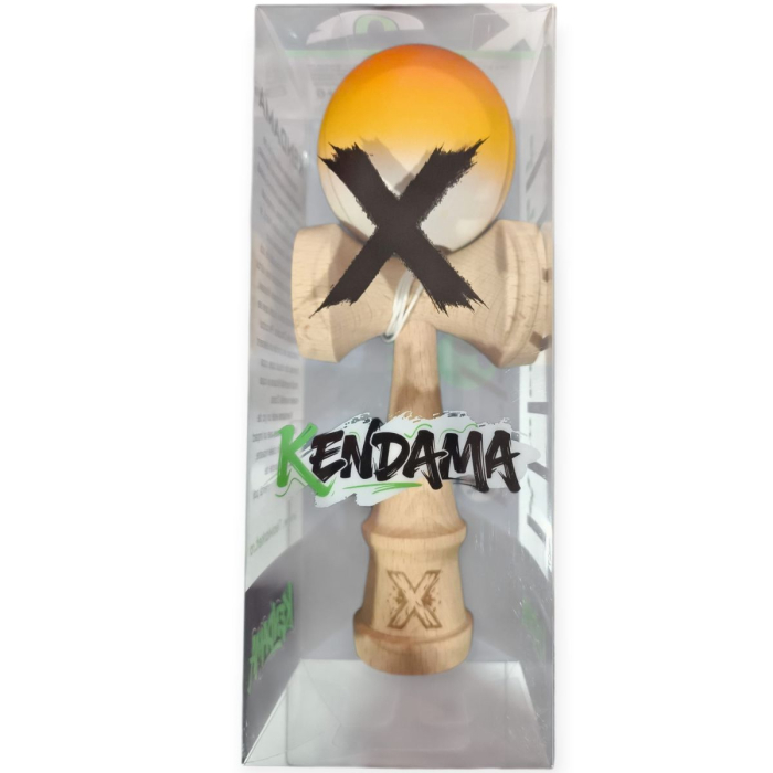 Kendama X din lemn natural, bila soft touch, ambalaj individual [1]