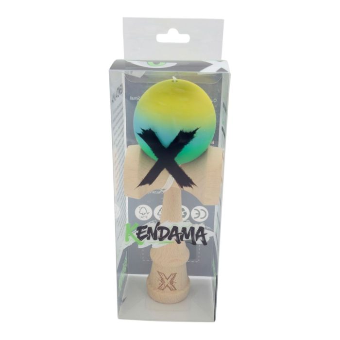 Kendama X din lemn natural, bila soft touch, ambalaj individual [1]
