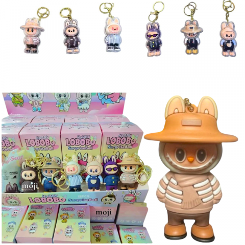 Labubu breloc Blind Box Toys 7cm – surpriza adorabila care iti personalizeaza cheile si ghiozdanul,  [6]