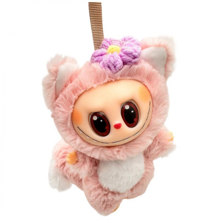 Labubu portabil roz, aproximativ 15cm – accesoriu colorat si versatil,  [5]