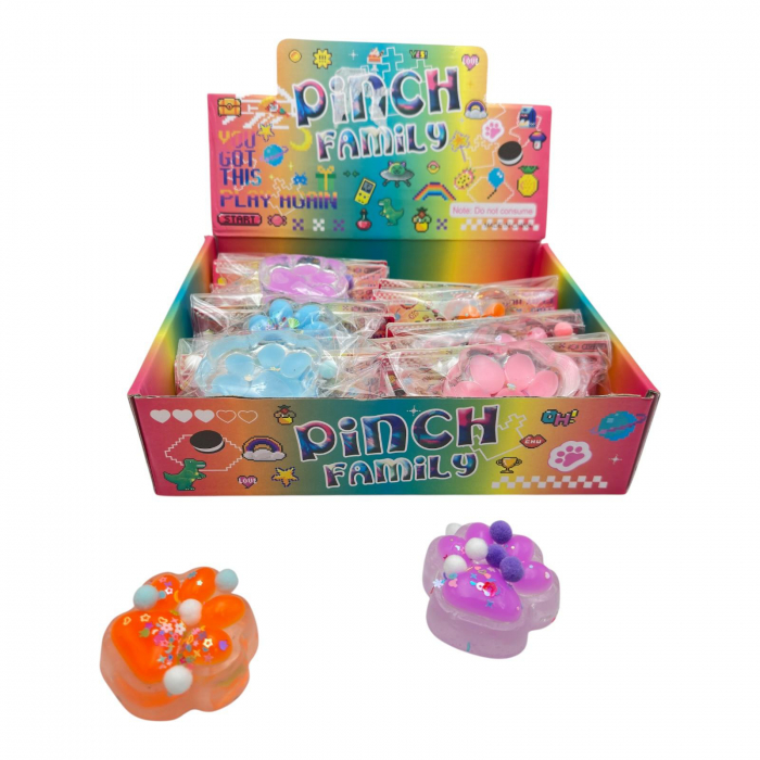 Labuta Squishy Multicolora Antistres Pinch Family Diverse Culori – Jucarie Senzoriala Moale si Colorata pentru Relaxare, Joaca si Concentrare,  [2]